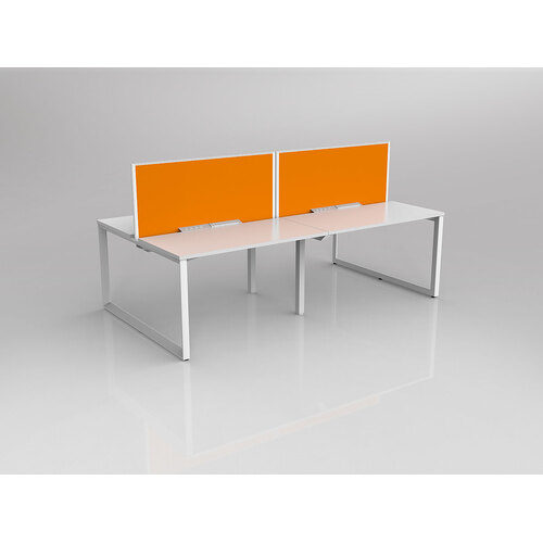 Anvil B2B 4 X 1200 X 600 New Oak On White With Screen White/Bright Orange