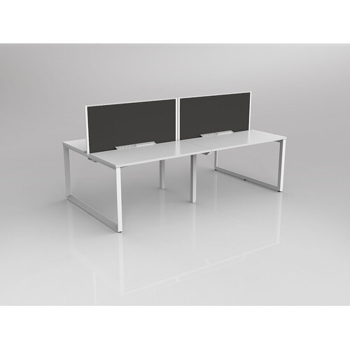 Anvil B2B 4 X 1200 X 600 New Oak On White With Screen White/Slate Grey