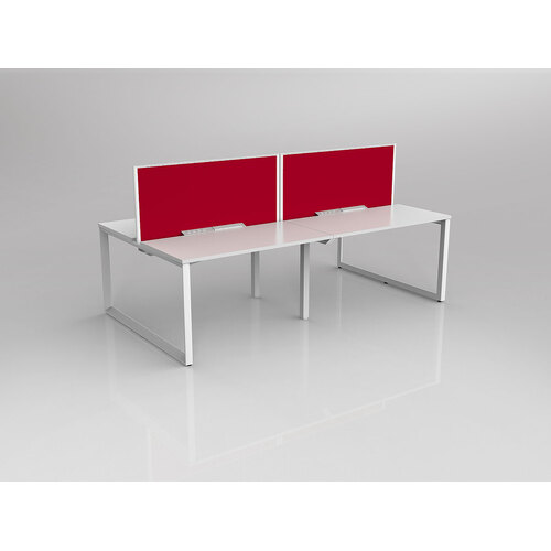 Anvil B2B 4 X 1200 X 600 New Oak On White With Screen White/Tomato Red