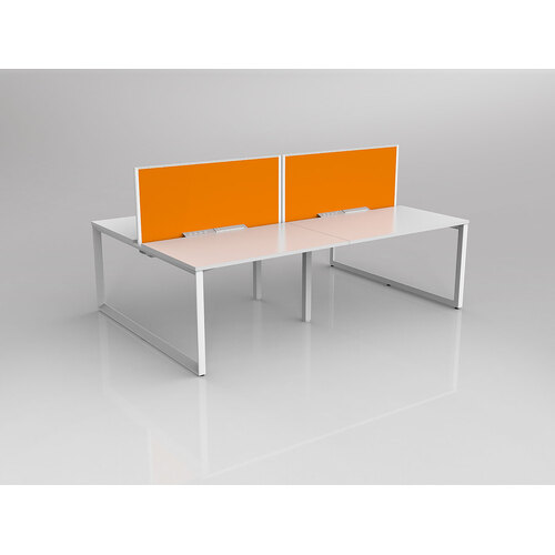 Anvil B2B 4 X 1200 X 750 New Oak On White With Screen White/Bright Orange
