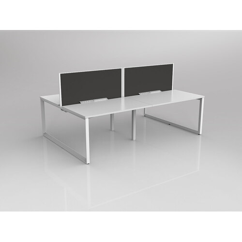 Anvil B2B 4 X 1200 X 750 New Oak On White With Screen White/Slate Grey