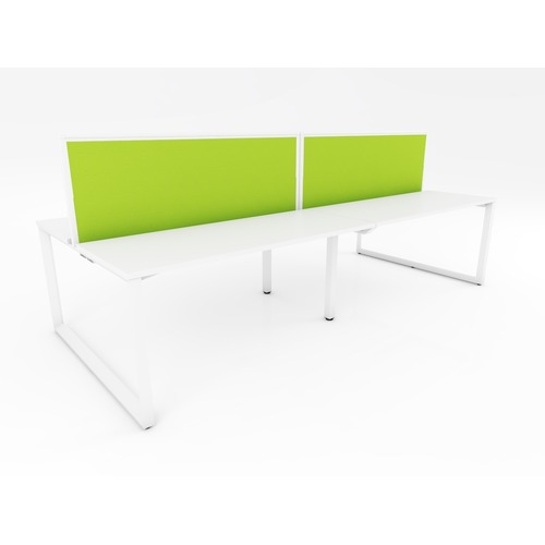Anvil B2B 4 X 1500 X 600 New Oak On White With Screen White/Alloy Grey