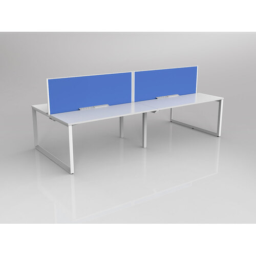Anvil B2B 4 X 1500 X 600 New Oak On White With Screen White/Baby Blue