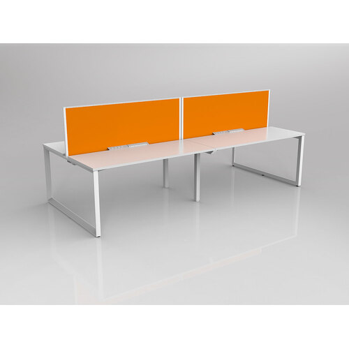 Anvil B2B 4 X 1500 X 600 New Oak On White With Screen White/Bright Orange