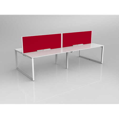Anvil B2B 4 X 1500 X 600 New Oak On White With Screen White/Tomato Red