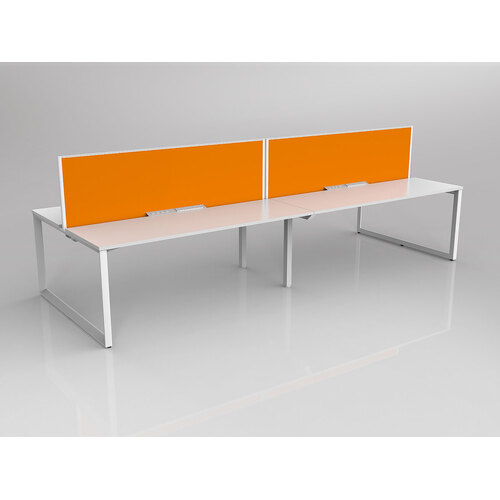 Anvil B2B 4 X 1800 X 600 New Oak On White With Screen White/Bright Orange