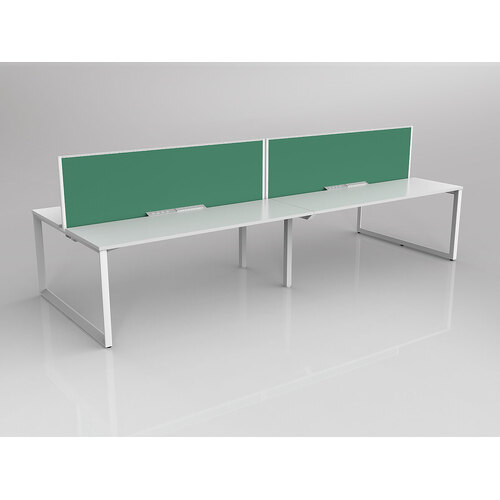 Anvil B2B 4 X 1800 X 600 New Oak On White With Screen White/Green