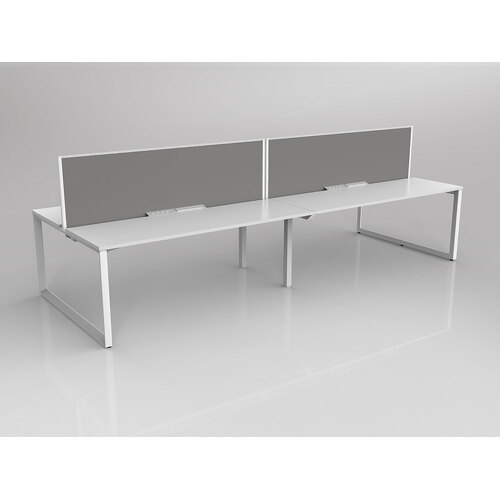 Anvil B2B 4 X 1800 X 600 New Oak On White With Screen White/Grey