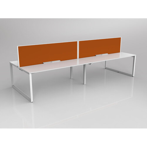 Anvil B2B 4 X 1800 X 600 New Oak On White With Screen White/Orange