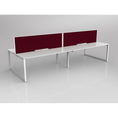 Anvil B2B 4 X 1800 X 600 New Oak On White With Screen White/Red