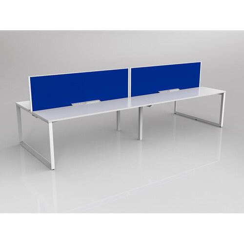 Anvil B2B 4 X 1800 X 600 New Oak On White With Screen White/Sky Blue