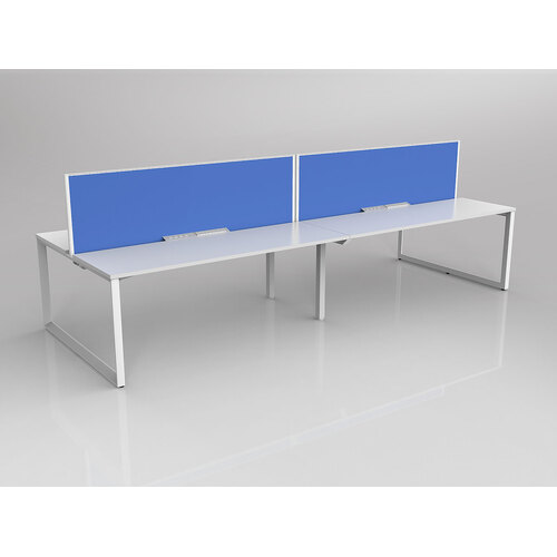 Anvil B2B 4 X 1800 X 600 White On White With Screen White/Baby Blue
