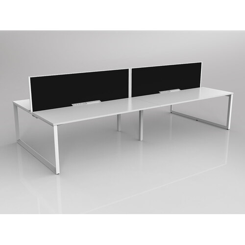 Anvil B2B 4 X 1800 X 750 New Oak On White With Screen White/Charcoal