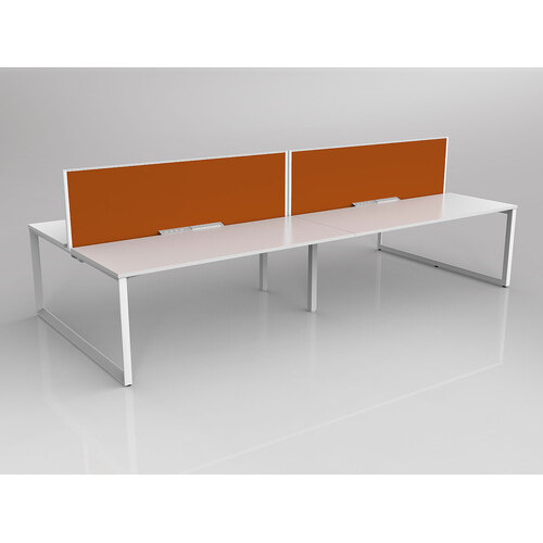Anvil B2B 4 X 1800 X 750 New Oak On White With Screen White/Orange
