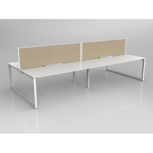 Anvil B2B 4 X 1800 X 750 New Oak On White With Screen White/Sandcastle