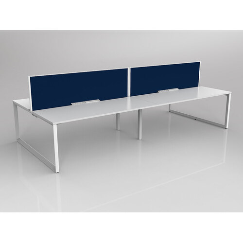 Anvil B2B 4 X 1800 X 750 New Oak On White With Screen White/Steel Blue