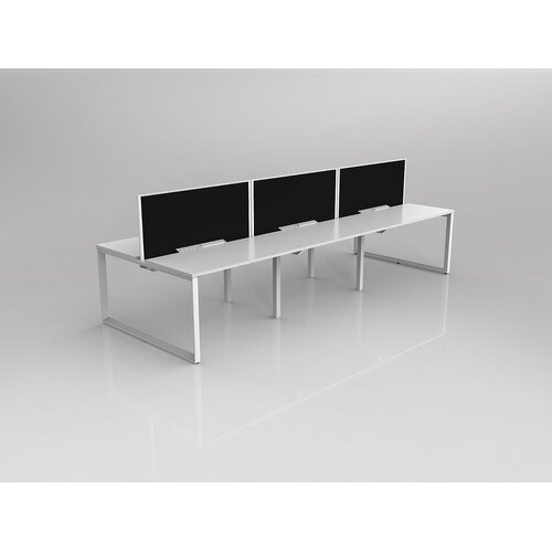Anvil B2B 6 X 1200 X 600 New Oak On White With Screen White/Black