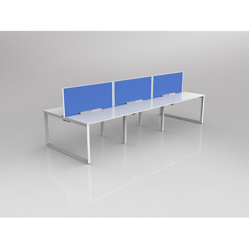 Anvil B2B 6 X 1200 X 600 New Oak On White With Screen White/Baby Blue