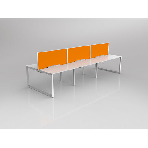 Anvil B2B 6 X 1200 X 600 New Oak On White With Screen White/Bright Orange