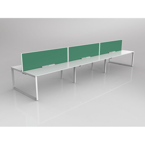 Anvil B2B 6 X 1200 X 600 New Oak On White With Screen White/Green