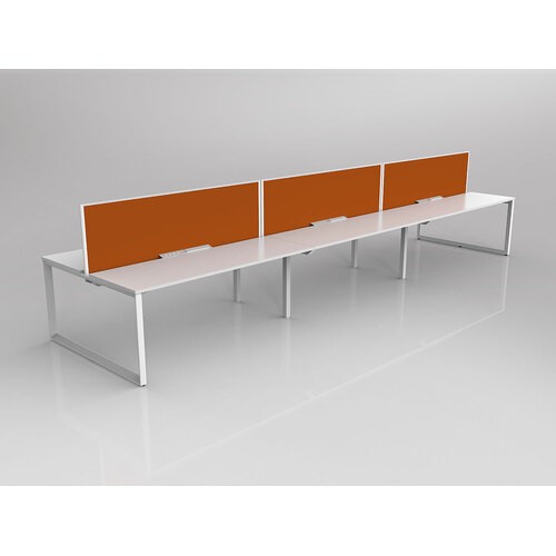 Anvil B2B 6 X 1200 X 600 New Oak On White With Screen White/Orange
