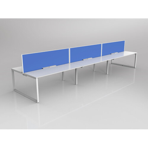 Anvil B2B 6 X 1200 X 600 White On White With Screen White/Baby Blue