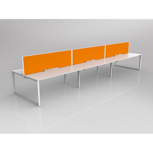 Anvil B2B 6 X 1200 X 600 White On White With Screen White/Bright Orange