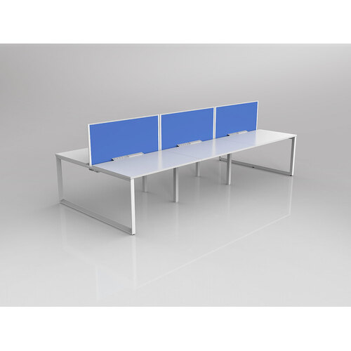 Anvil B2B 6 X 1200 X 750 New Oak On White With Screen White/Baby Blue
