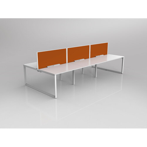 Anvil B2B 6 X 1200 X 750 New Oak On White With Screen White/Burnt Orange