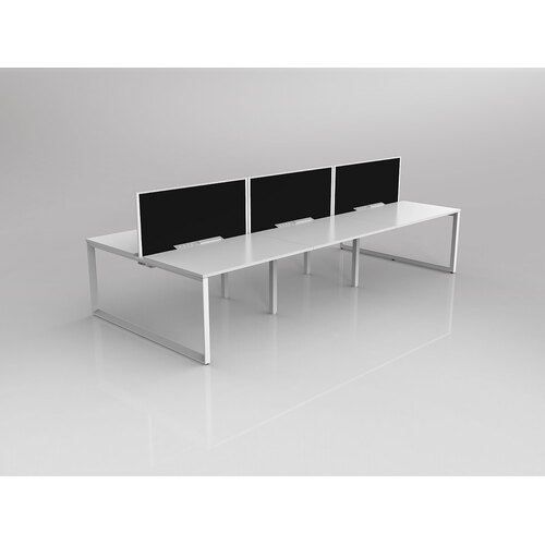 Anvil B2B 6 X 1200 X 750 New Oak On White With Screen White/Charcoal