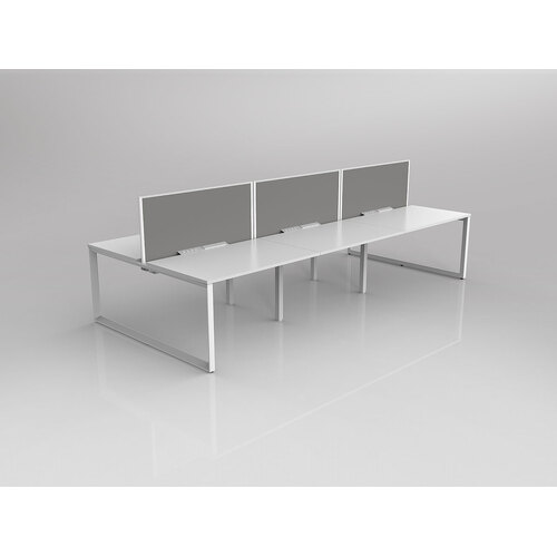 Anvil B2B 6 X 1200 X 750 New Oak On White With Screen White/Grey