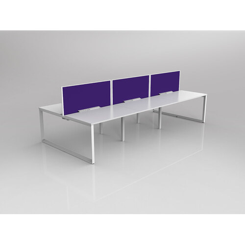 Anvil B2B 6 X 1200 X 750 New Oak On White With Screen White/Plum