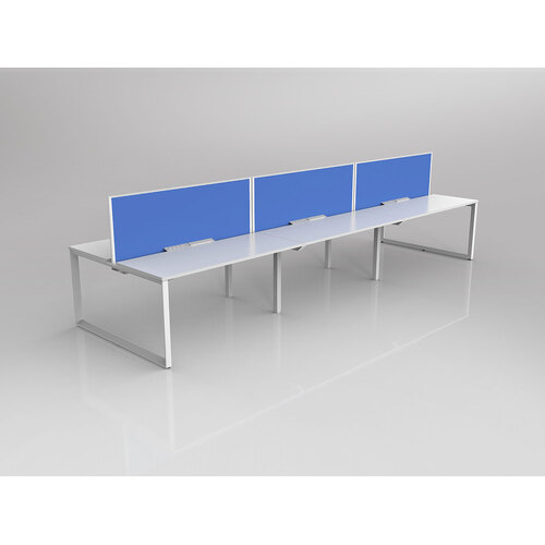 Anvil B2B 6 X 1500 X 600 New Oak On White With Screen White/Baby Blue
