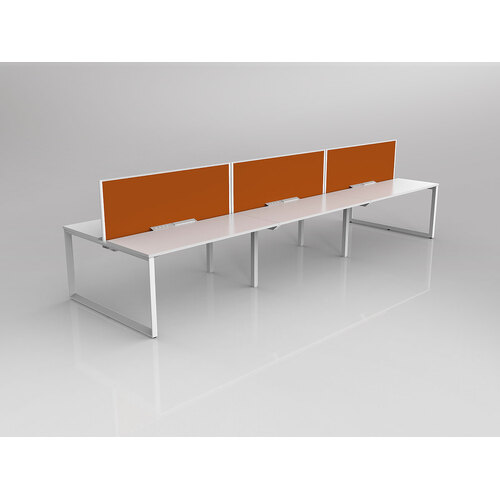 Anvil B2B 6 X 1500 X 600 New Oak On White With Screen White/Orange