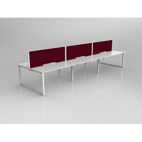 Anvil B2B 6 X 1500 X 600 New Oak On White With Screen White/Red
