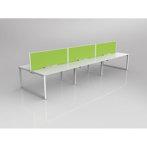 Anvil B2B 6 X 1500 X 600 New Oak On White With Screen White/Salmon