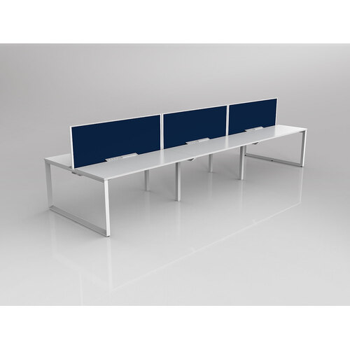 Anvil B2B 6 X 1500 X 600 New Oak On White With Screen White/Steel Blue