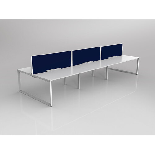 Anvil B2B 6 X 1500 X 750 New Oak On White With Screen White/Navy