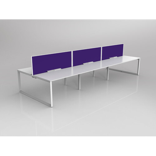 Anvil B2B 6 X 1500 X 750 New Oak On White With Screen White/Plum