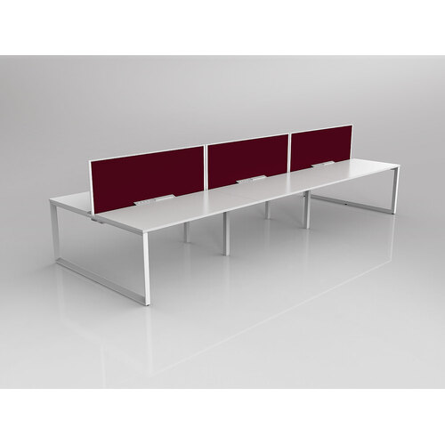 Anvil B2B 6 X 1500 X 750 New Oak On White With Screen White/Ruby Red