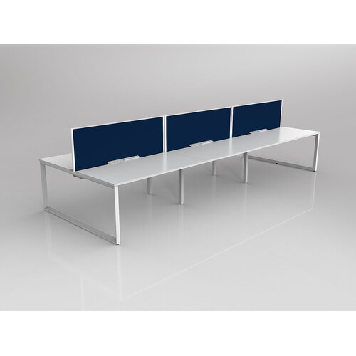 Anvil B2B 6 X 1500 X 750 New Oak On White With Screen White/Steel Blue