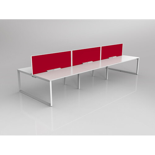 Anvil B2B 6 X 1500 X 750 New Oak On White With Screen White/Tomato Red