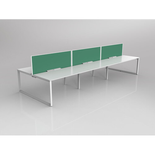 Anvil B2B 6 X 1500 X 750 White On White With Screen White/Fern Green