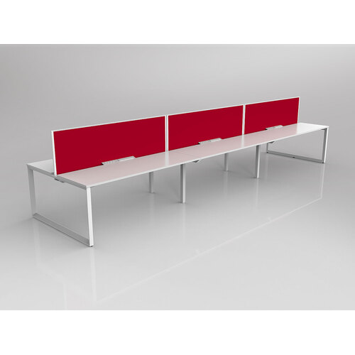 Anvil B2B 6 X 1800 X 600 New Oak On White With Screen White/Tomato Red