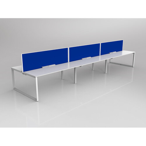 Anvil B2B 6 X 1800 X 600 White On White With Screen White/Sky Blue