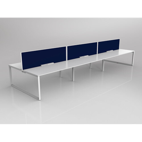 Anvil B2B 6 X 1800 X 750 New Oak On White With Screen White/Navy