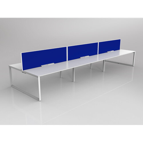 Anvil B2B 6 X 1800 X 750 New Oak On White With Screen White/Royal Blue