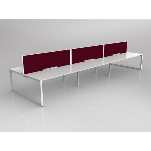 Anvil B2B 6 X 1800 X 750 New Oak On White With Screen White/Red