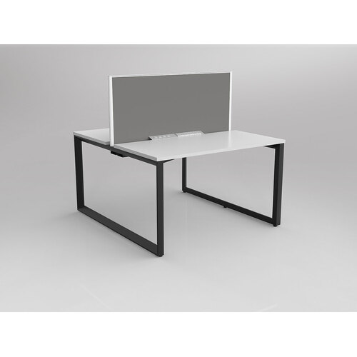 Anvil B2B 2 X 1200 X 600 New Oak On Black With Screen White/Grey