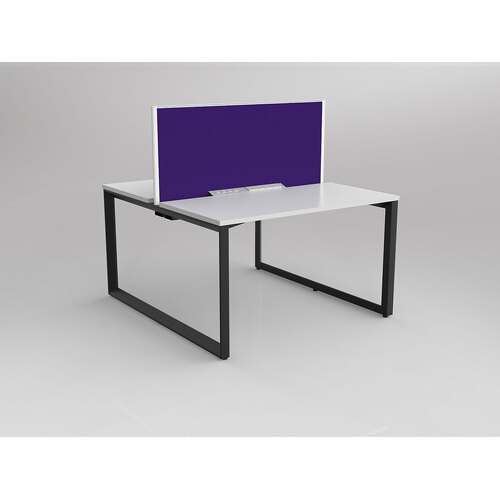Anvil B2B 2 X 1200 X 600 New Oak On Black With Screen White/Plum